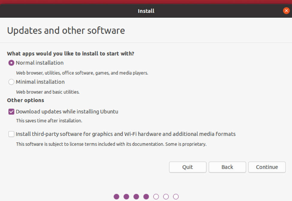 Updates and other software