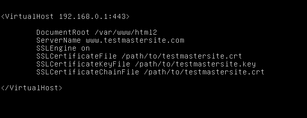 Apache test