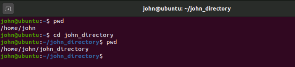 cd command