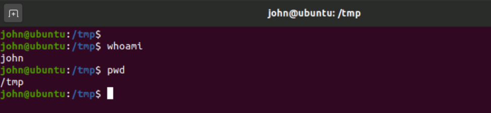First look at the command line