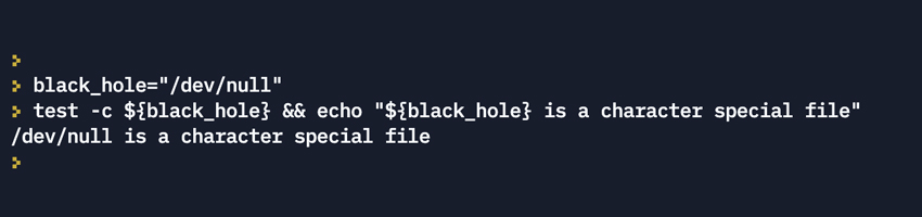 /dev/null 2