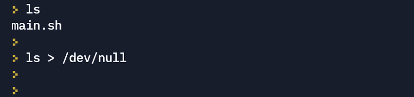 /dev/null 6